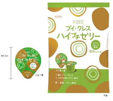 「少量・高栄養の極少ゼリー「ブイ・クレス ハイプチゼリー キウイフルーツ風味」を発売しました」の関連画像