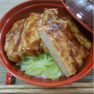 ソースかつ丼　ふれあい荘（長野県長野市）